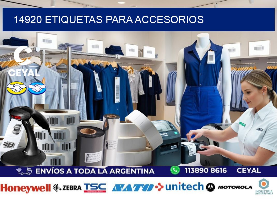 14920 Etiquetas para accesorios