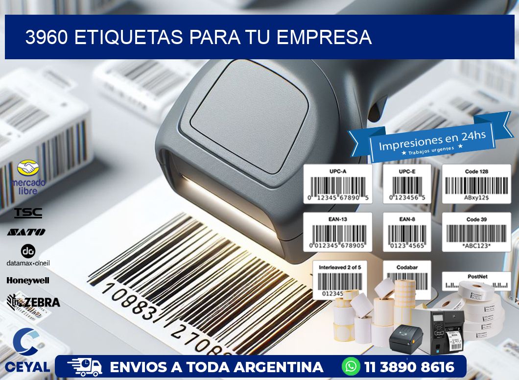 3960 etiquetas para tu empresa