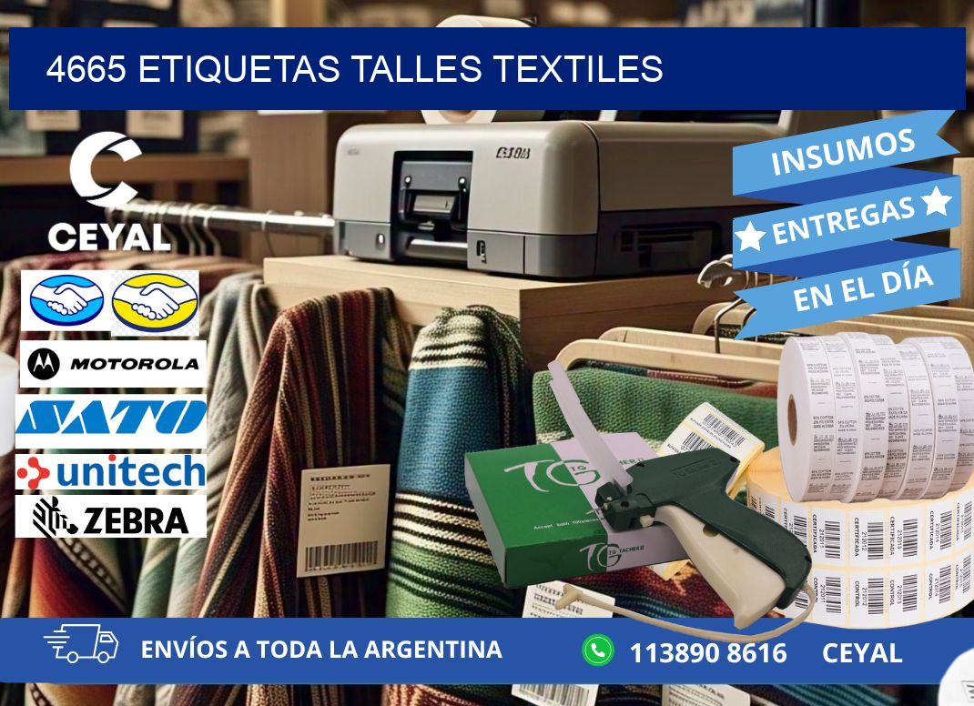 4665 ETIQUETAS TALLES TEXTILES