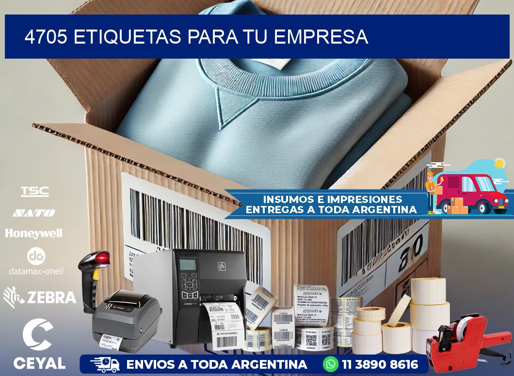 4705 etiquetas para tu empresa