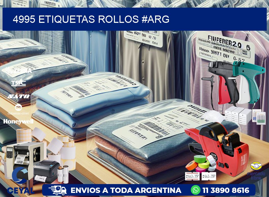 4995 etiquetas rollos #ARG