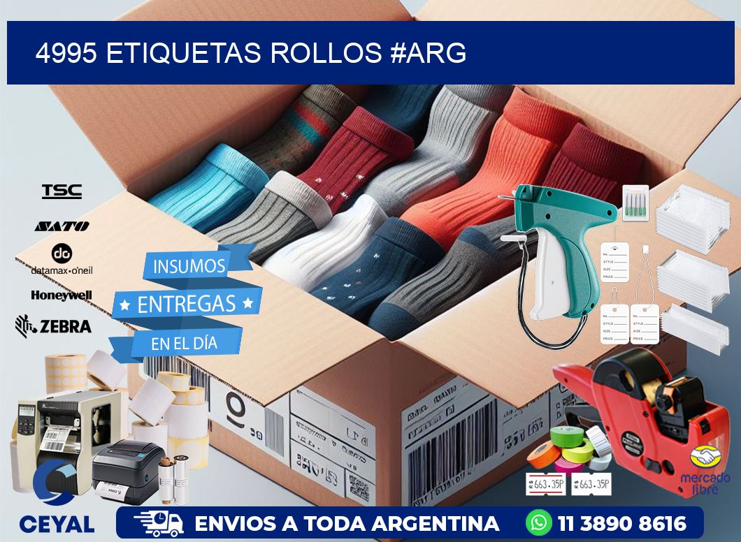 4995 etiquetas rollos #ARG