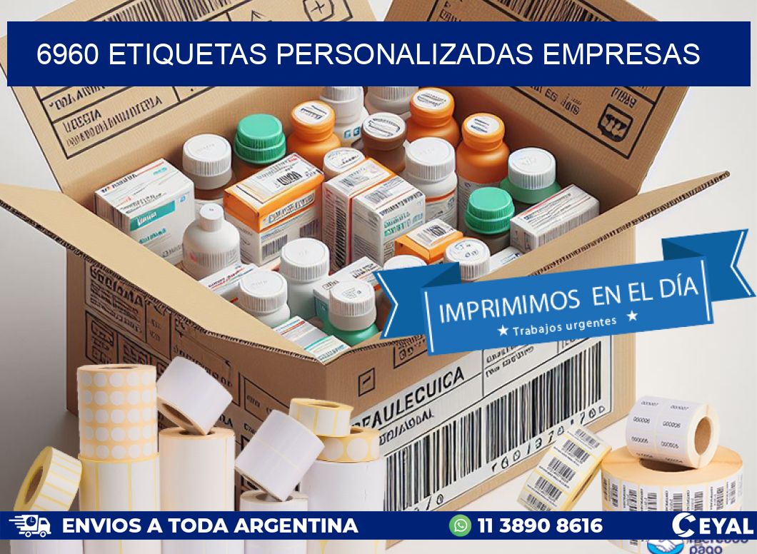 6960 Etiquetas personalizadas empresas
