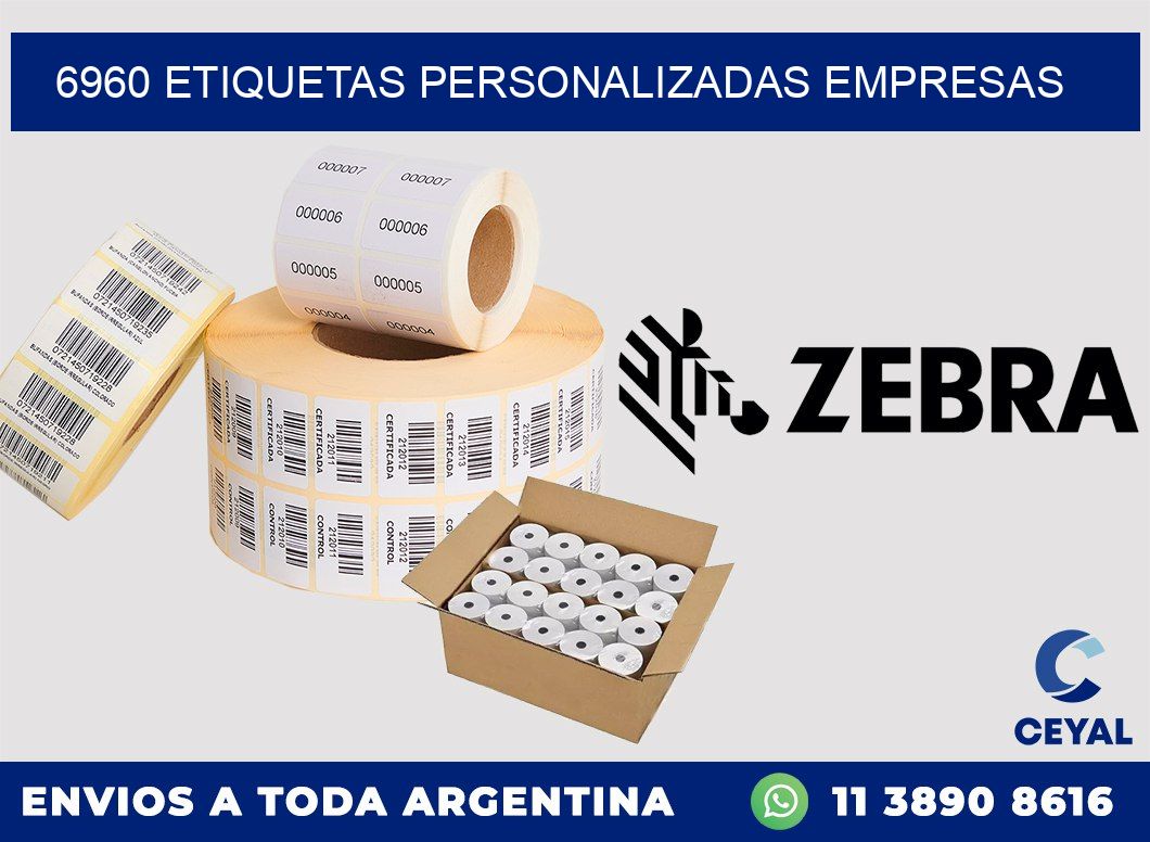 6960 Etiquetas personalizadas empresas