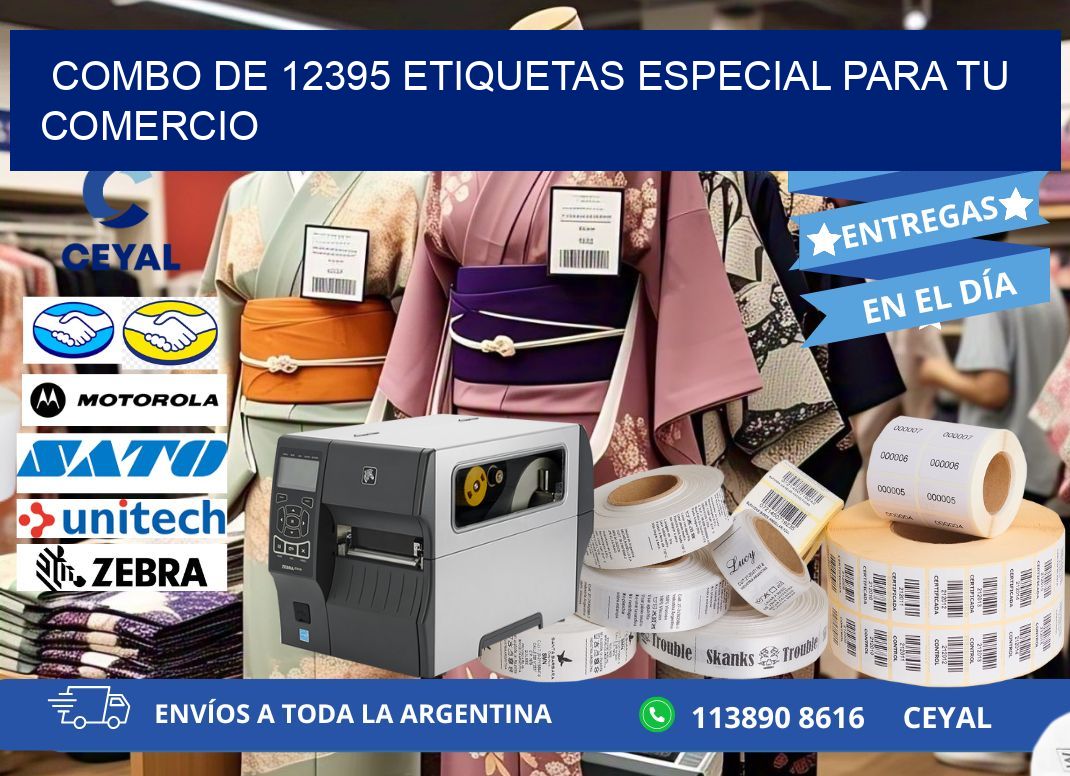 Combo de 12395 etiquetas especial para tu comercio