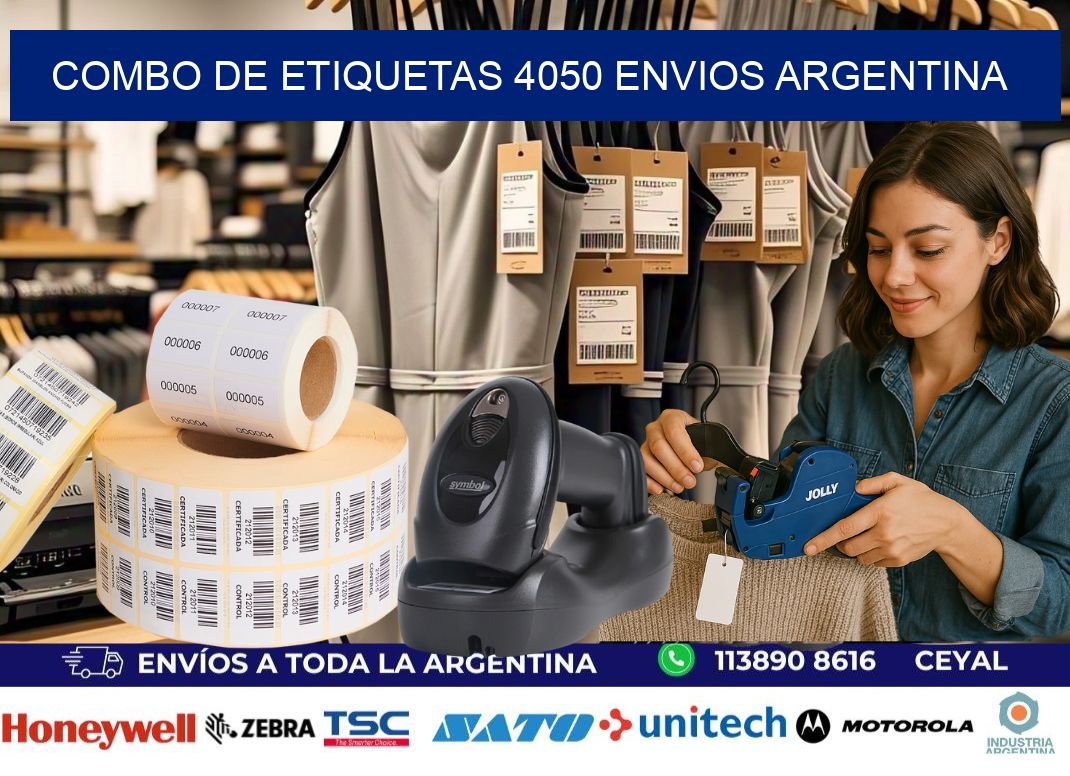 Combo de etiquetas 4050 ENVIOS ARGENTINA