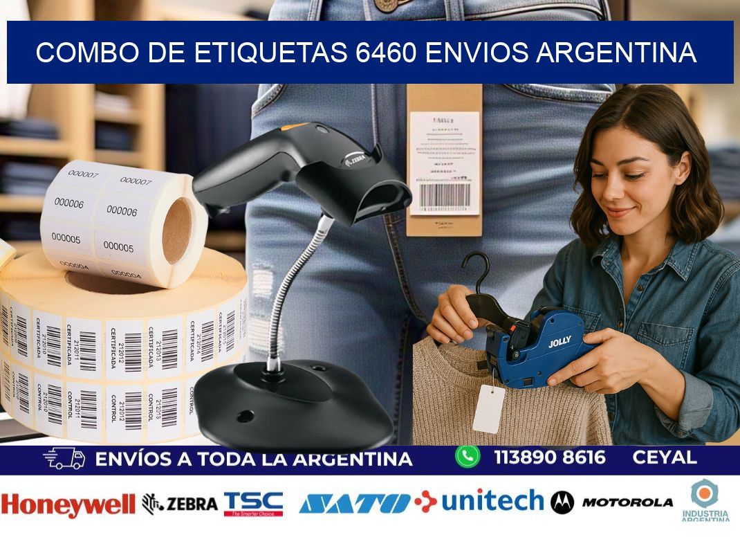 Combo de etiquetas 6460 ENVIOS ARGENTINA
