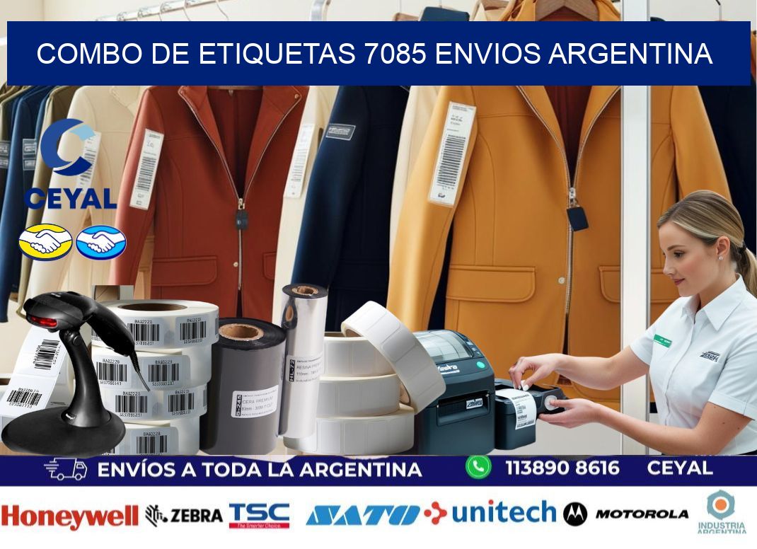 Combo de etiquetas 7085 ENVIOS ARGENTINA