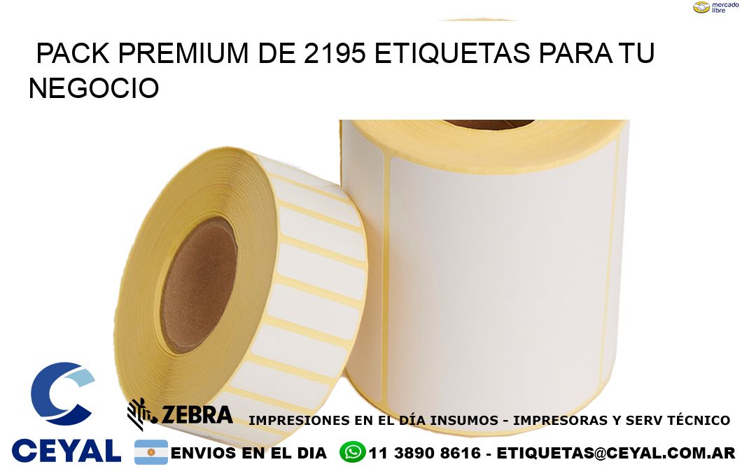 Pack premium de 2195 etiquetas para tu negocio