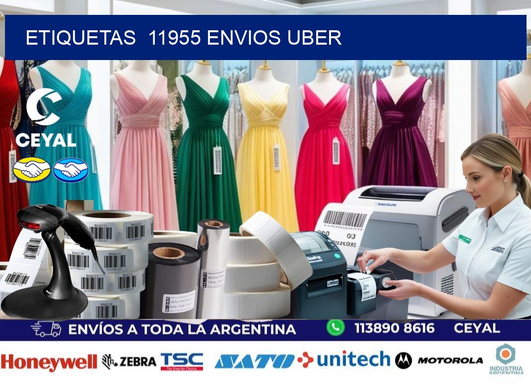 etiquetas  11955 ENVIOS UBER