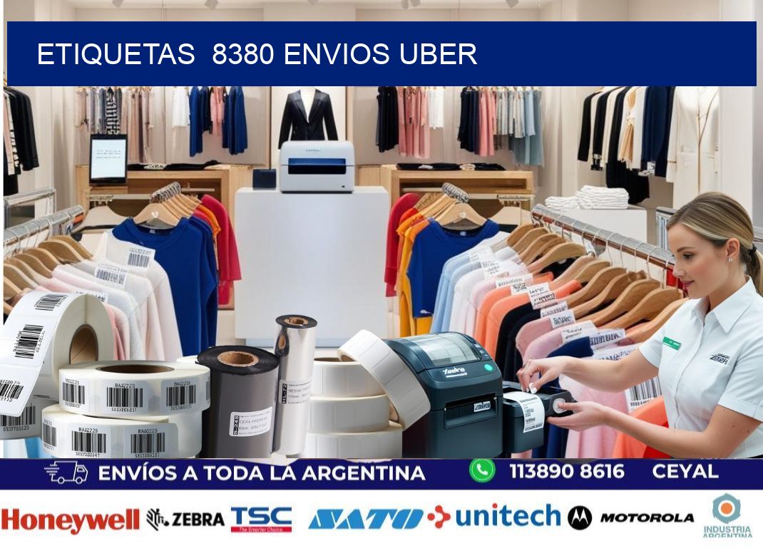 etiquetas  8380 ENVIOS UBER