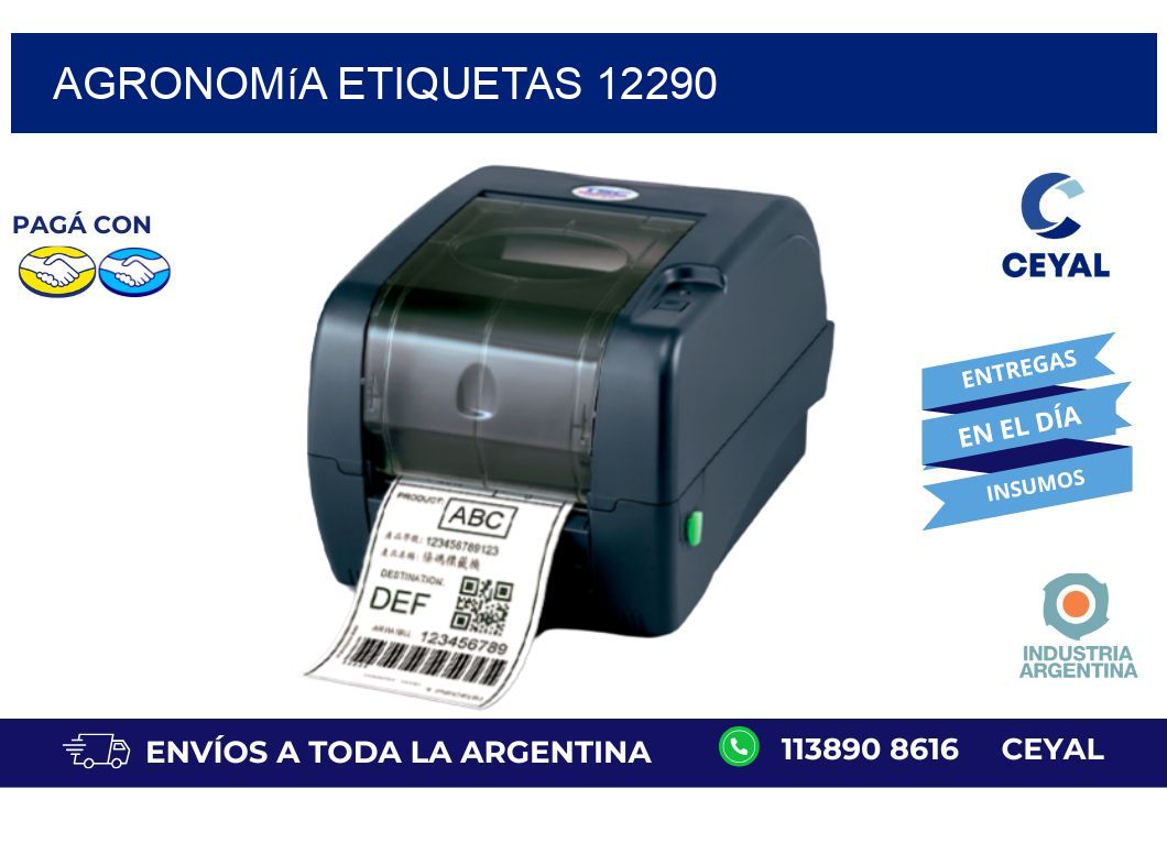 Agronomía etiquetas 12290