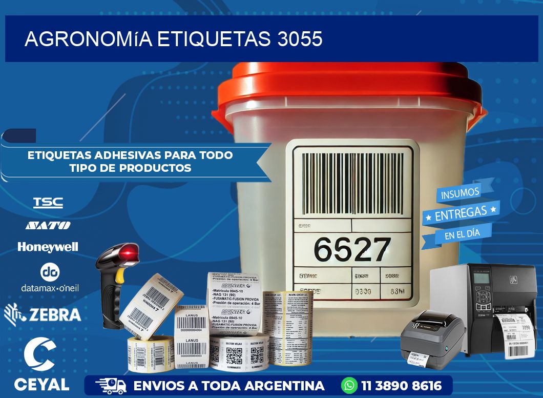 Agronomía etiquetas 3055