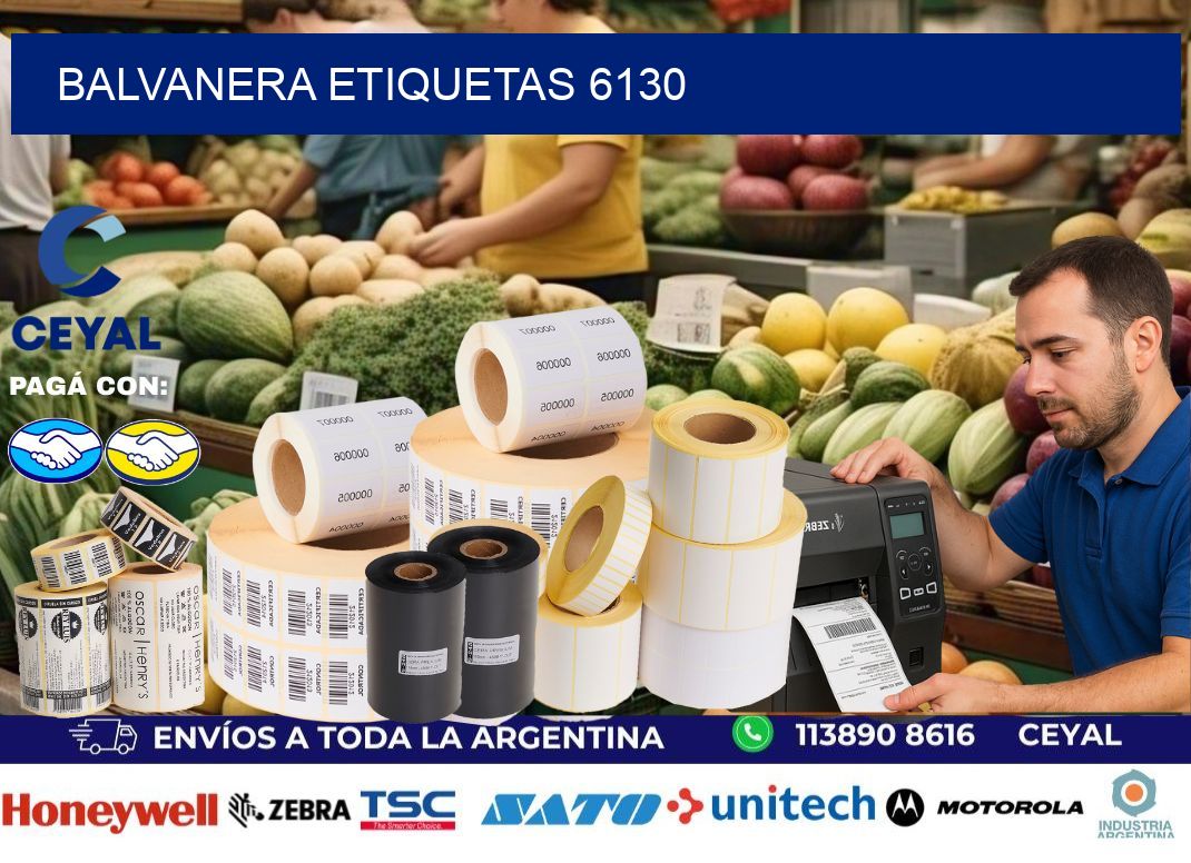 Balvanera etiquetas 6130