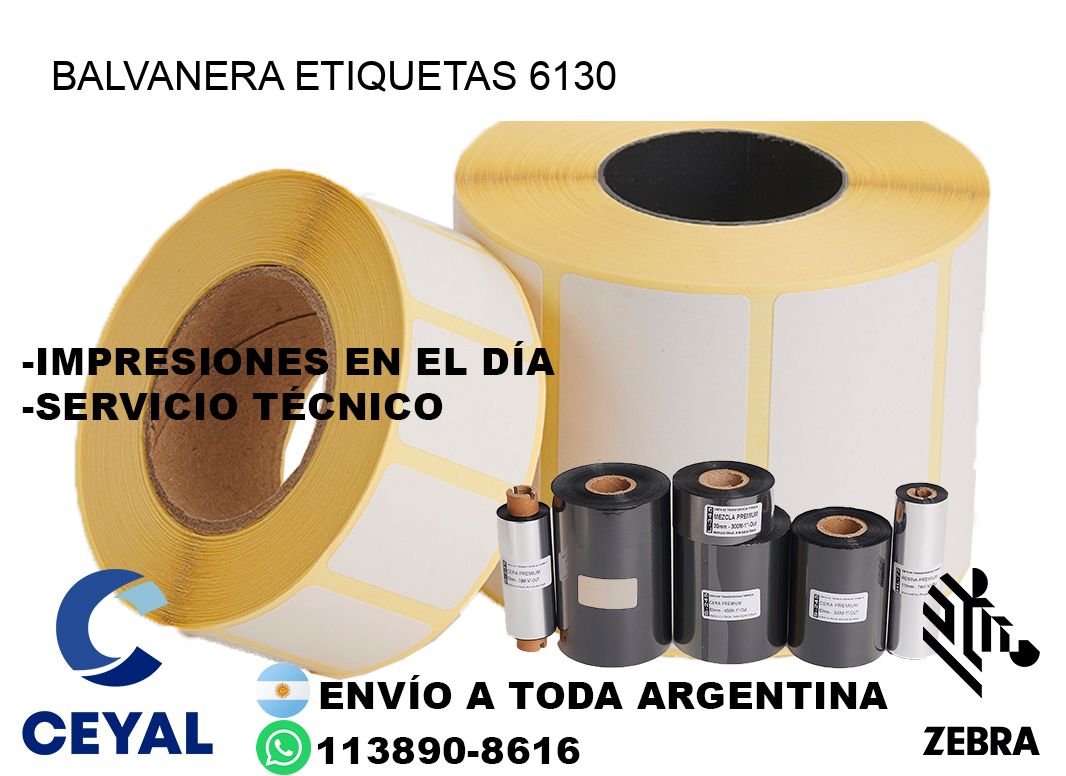 Balvanera etiquetas 6130