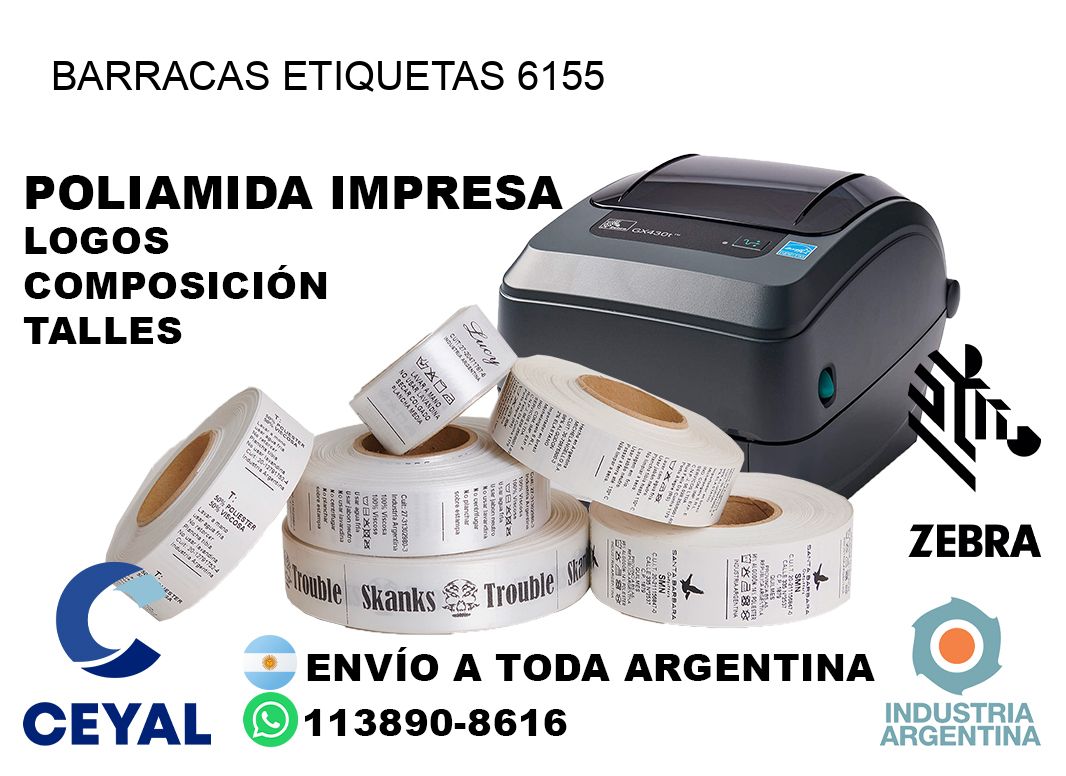 Barracas etiquetas 6155
