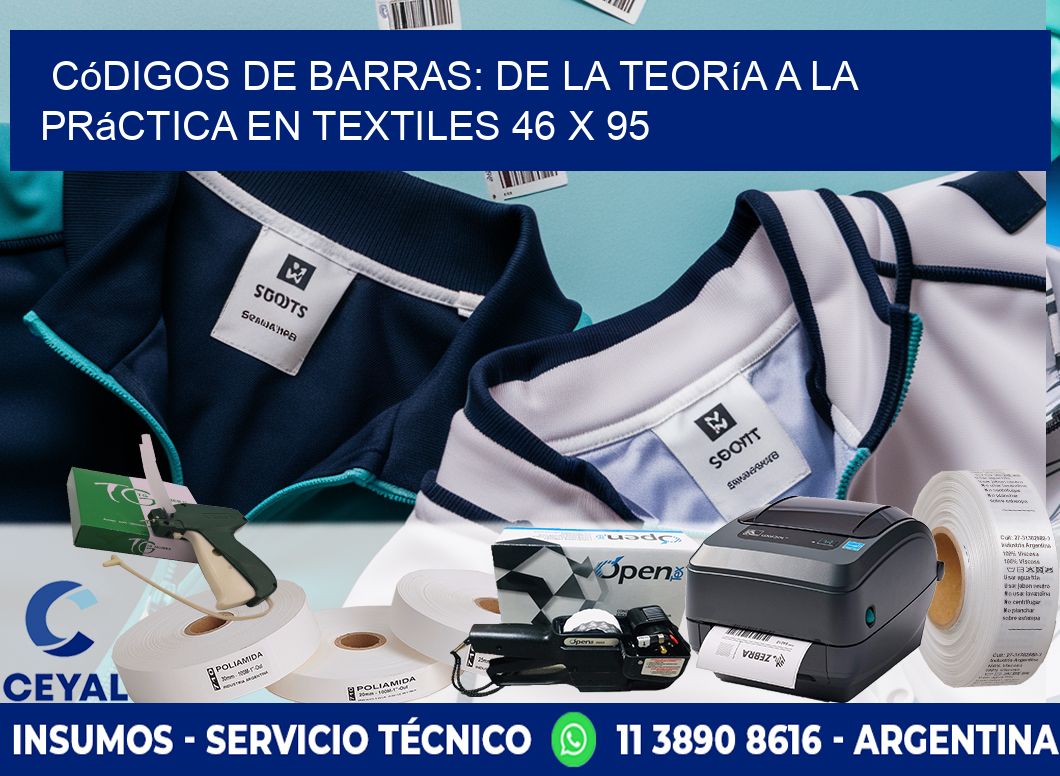 Códigos de Barras: De la Teoría a la Práctica en Textiles 46 x 95