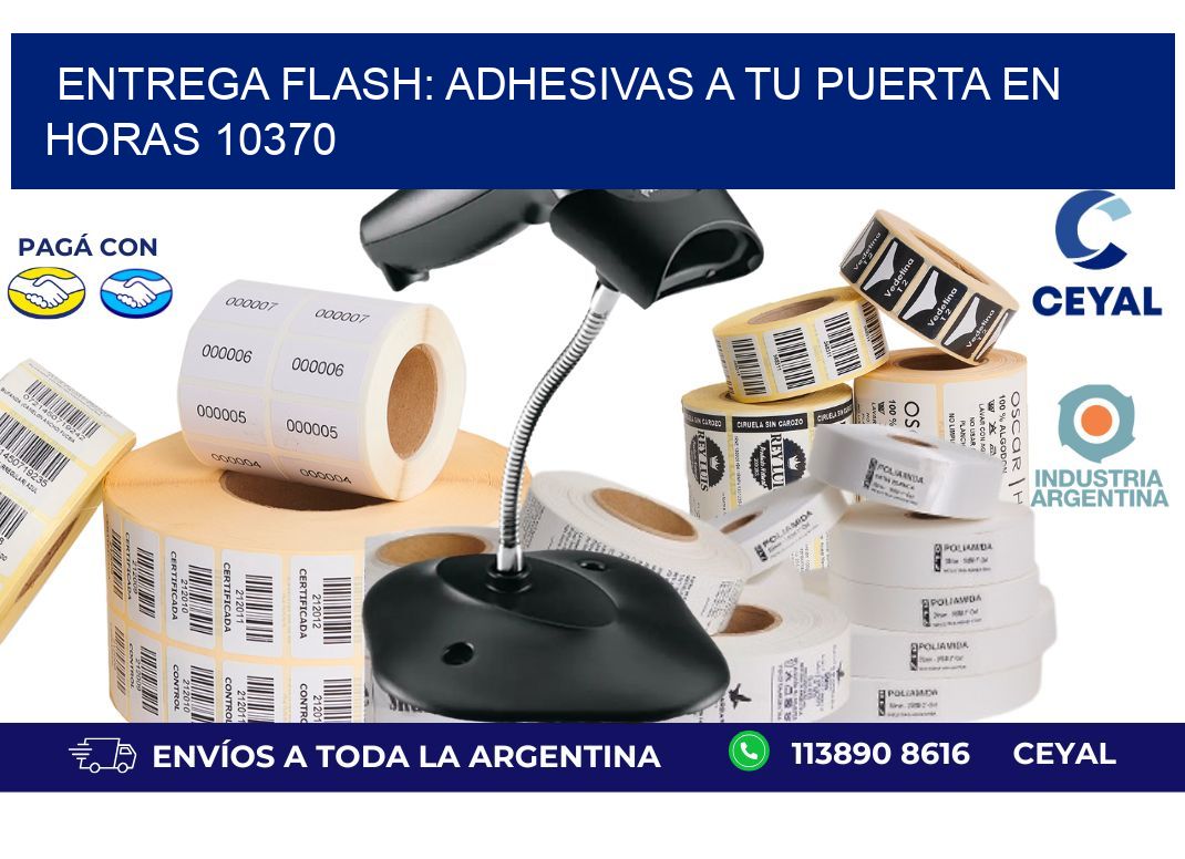 Entrega Flash: Adhesivas A Tu Puerta en Horas 10370
