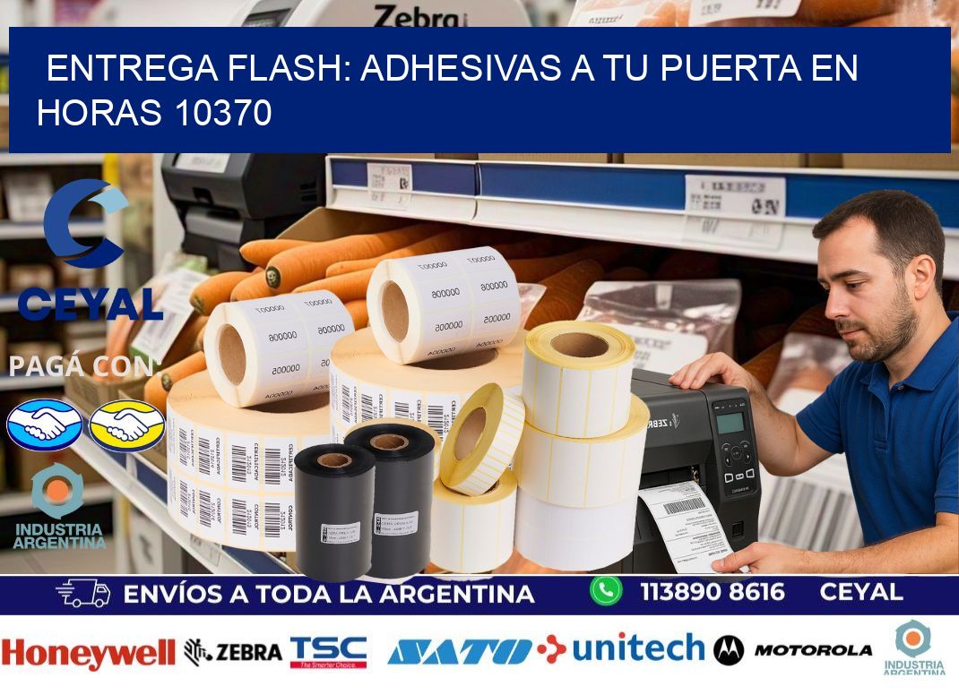 Entrega Flash: Adhesivas A Tu Puerta en Horas 10370