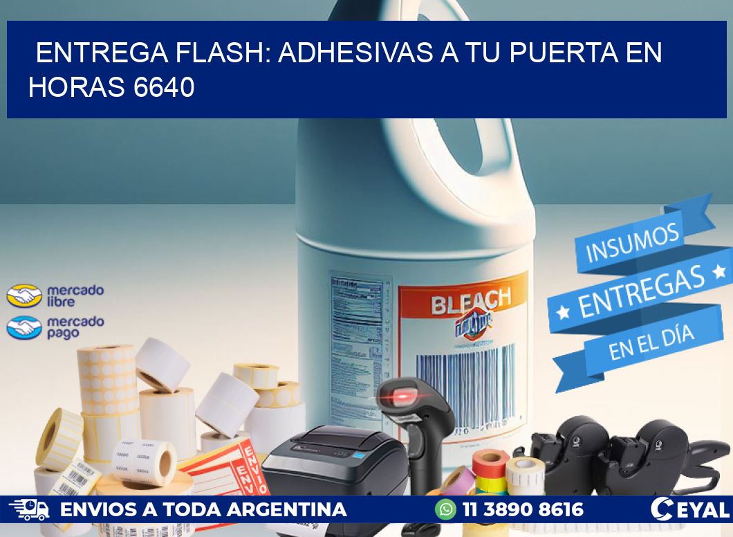 Entrega Flash: Adhesivas A Tu Puerta en Horas 6640