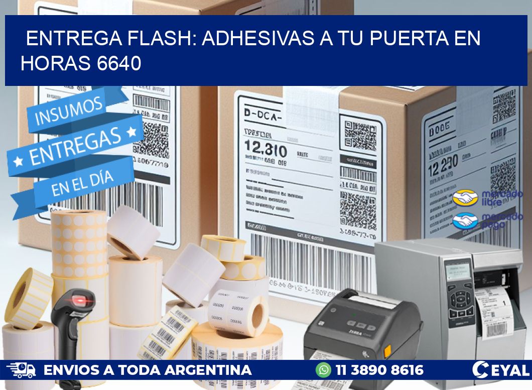 Entrega Flash: Adhesivas A Tu Puerta en Horas 6640