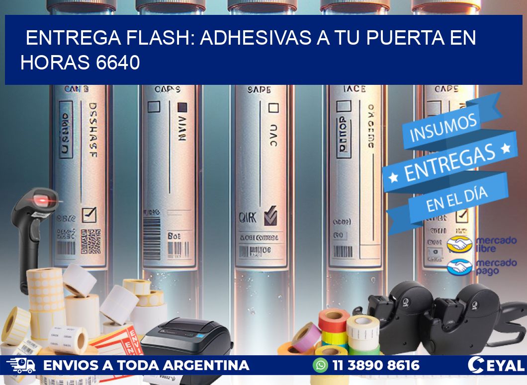 Entrega Flash: Adhesivas A Tu Puerta en Horas 6640