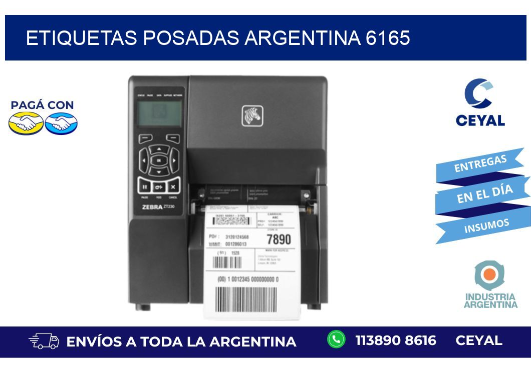 Etiquetas Posadas Argentina 6165