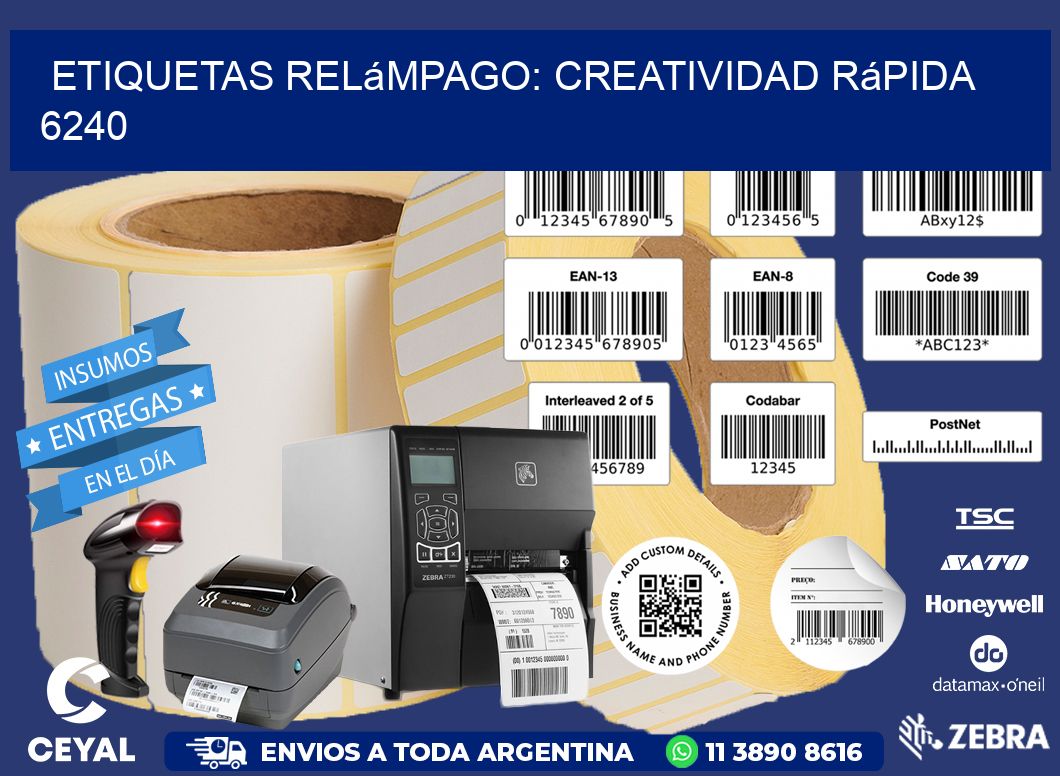 Etiquetas Relámpago: Creatividad Rápida 6240