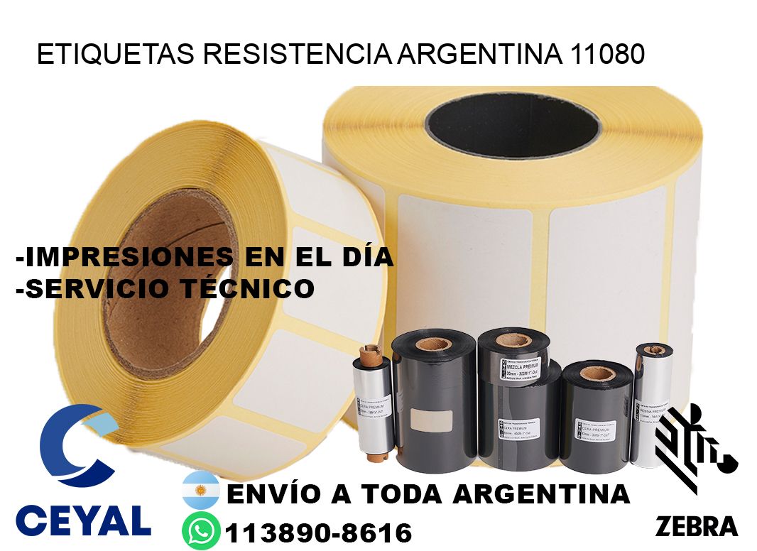 Etiquetas Resistencia Argentina 11080