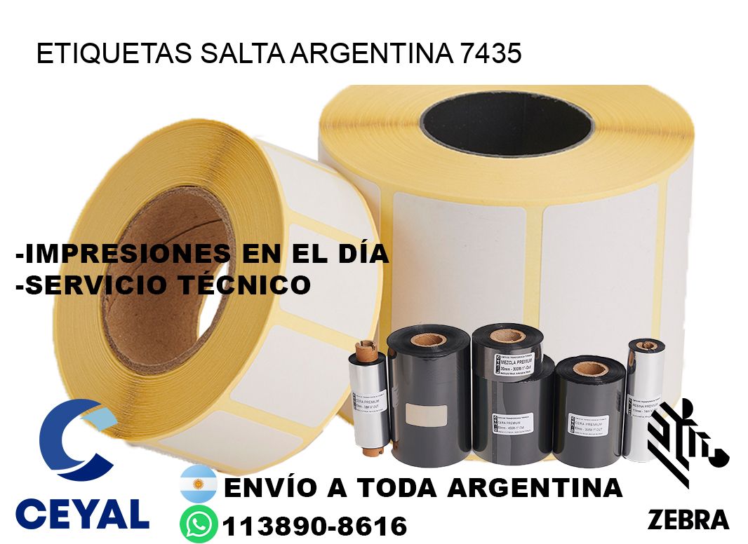 Etiquetas Salta Argentina 7435