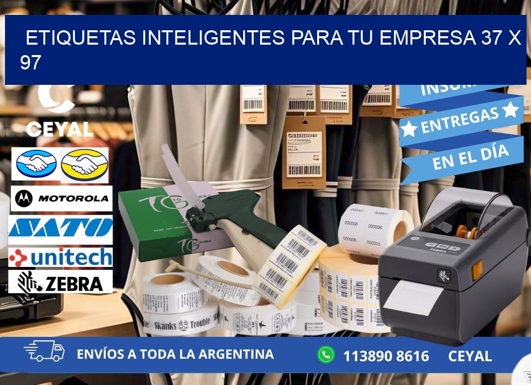 Etiquetas inteligentes para tu empresa 37 x 97