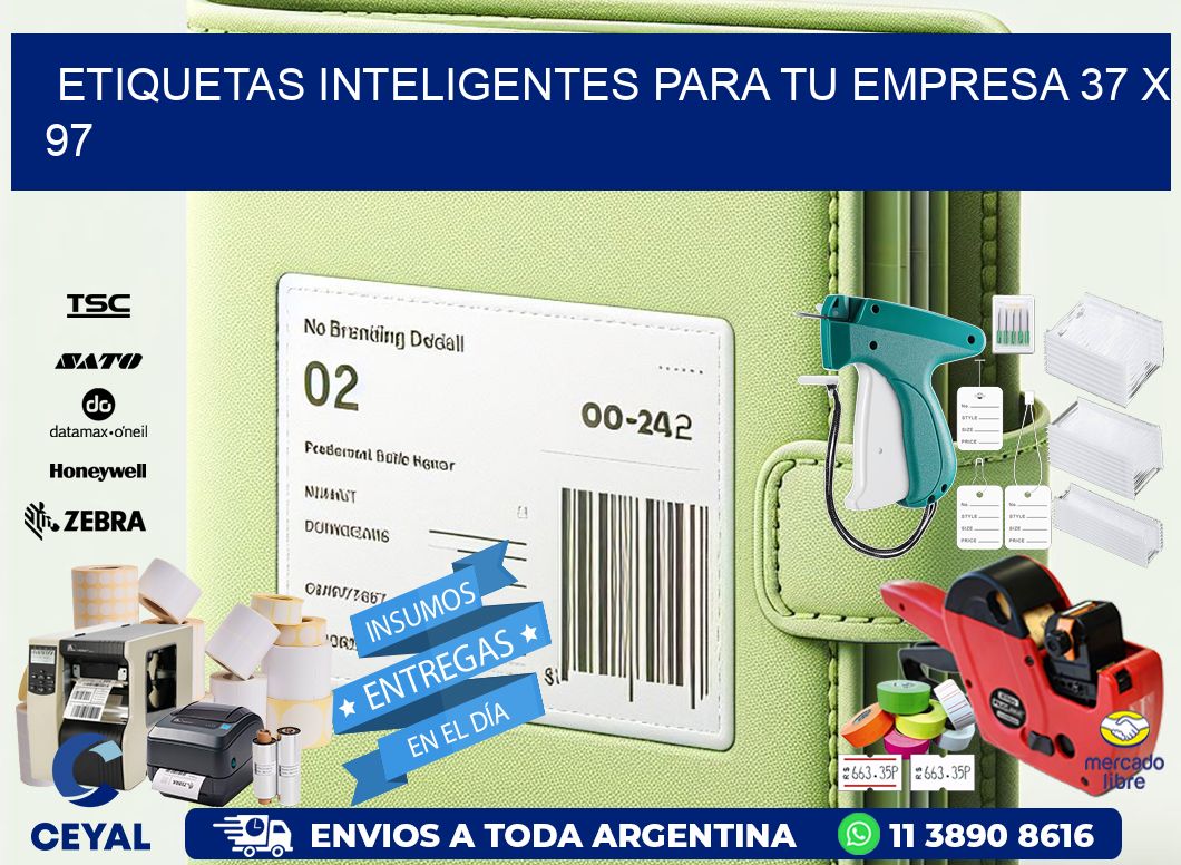 Etiquetas inteligentes para tu empresa 37 x 97