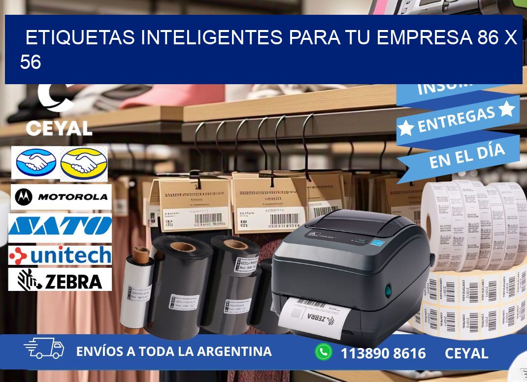 Etiquetas inteligentes para tu empresa 86 x 56