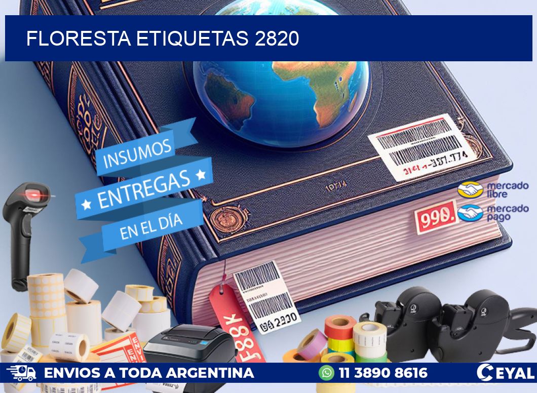 Floresta etiquetas 2820