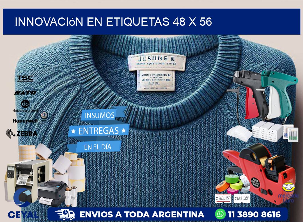 Innovación en etiquetas 48 x 56
