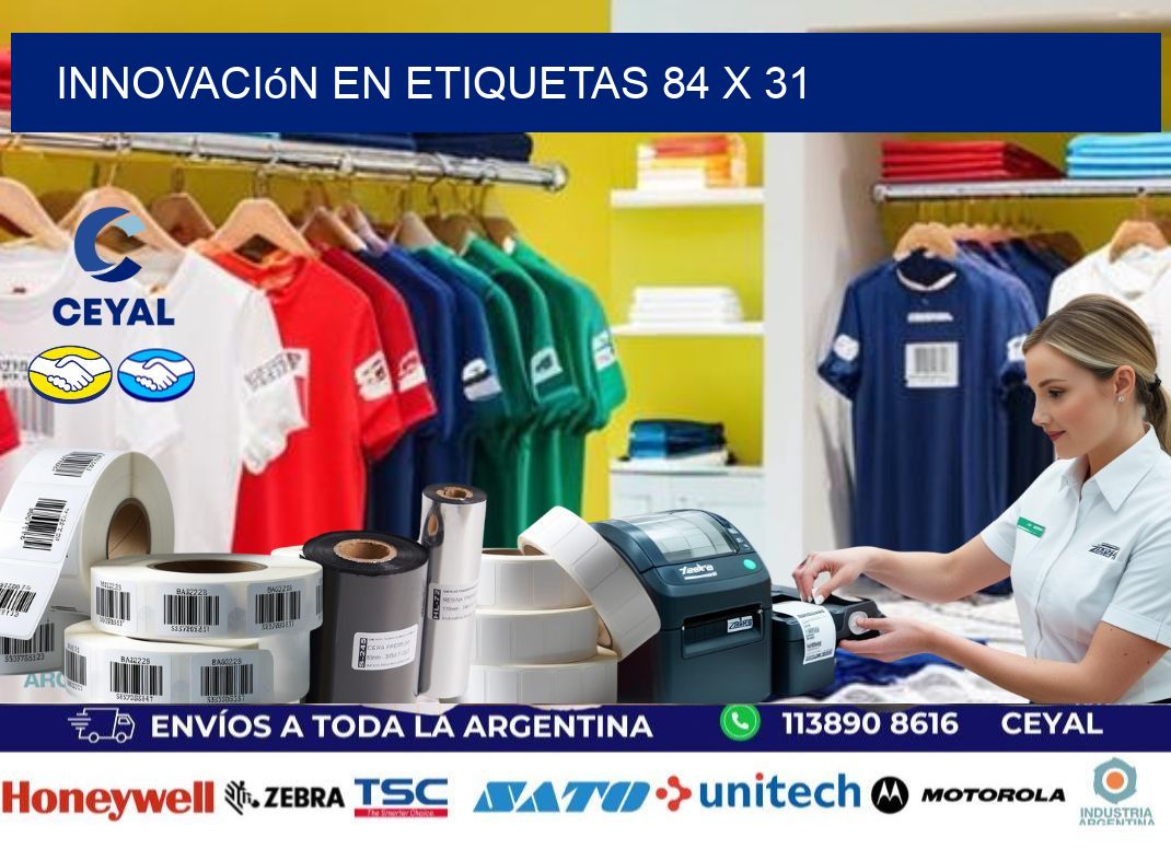 Innovación en etiquetas 84 x 31