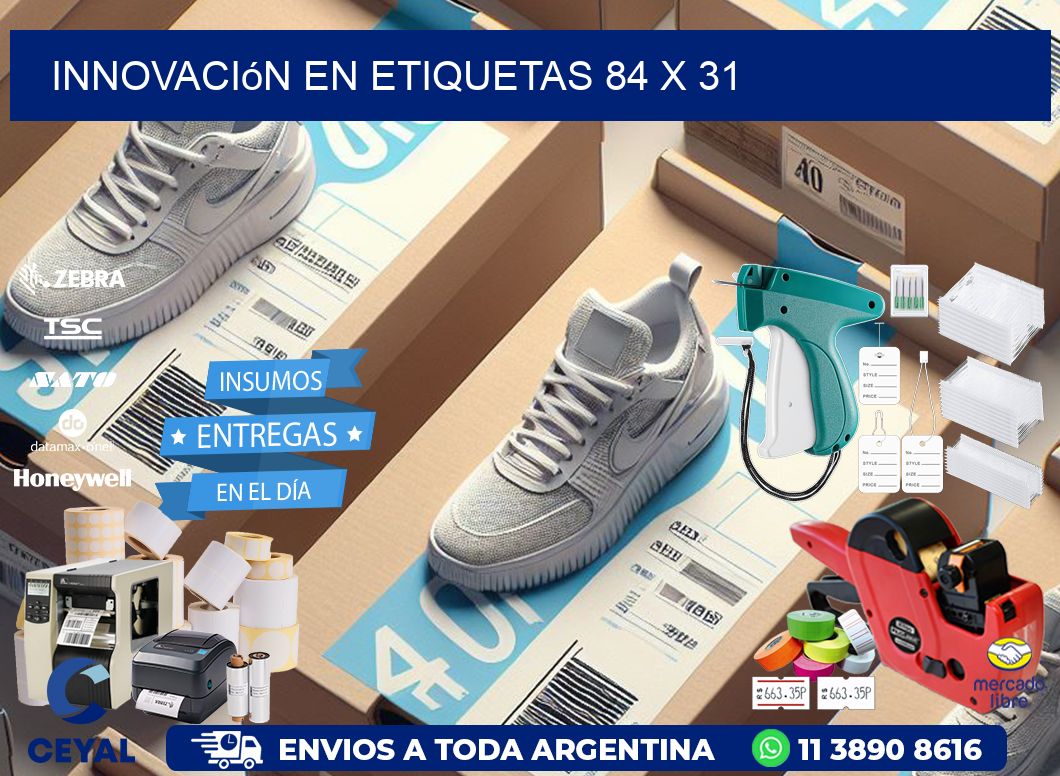 Innovación en etiquetas 84 x 31