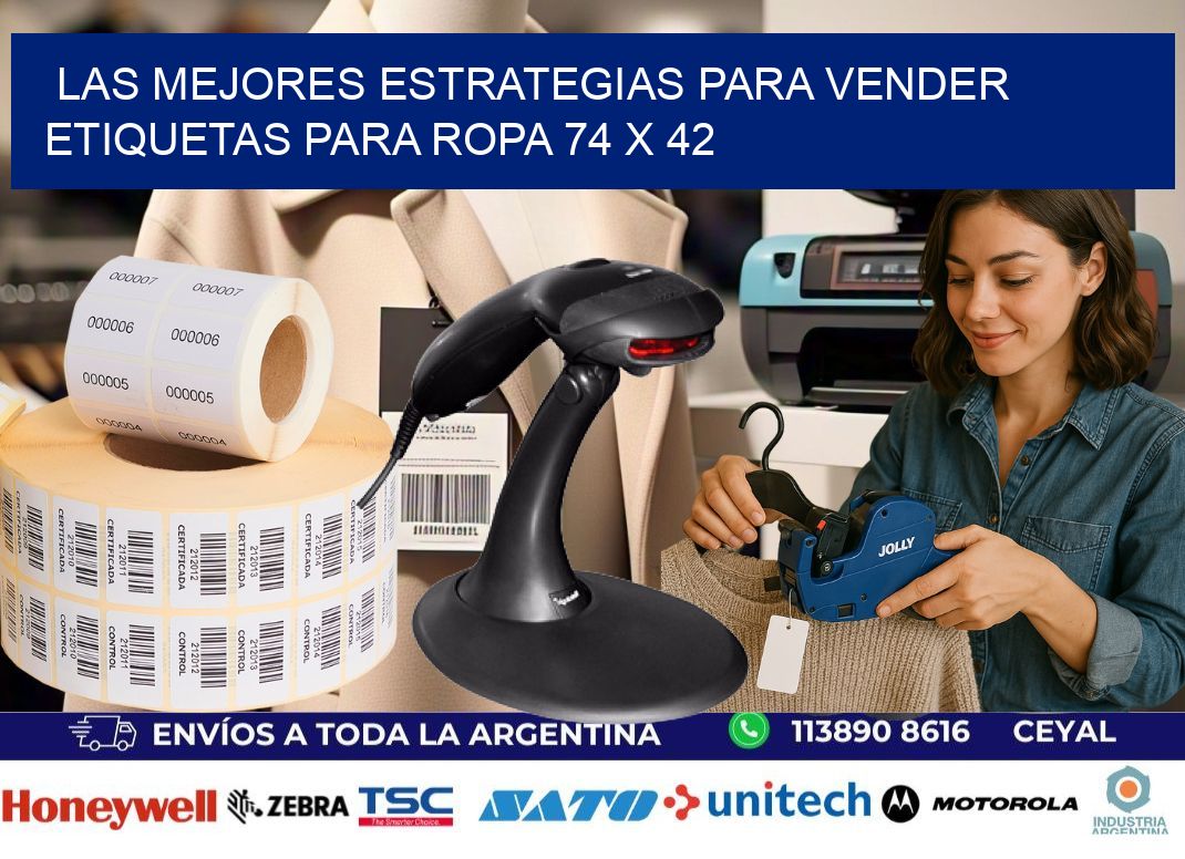 Las Mejores Estrategias para Vender Etiquetas para Ropa 74 x 42