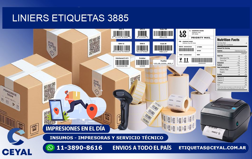 Liniers etiquetas 3885