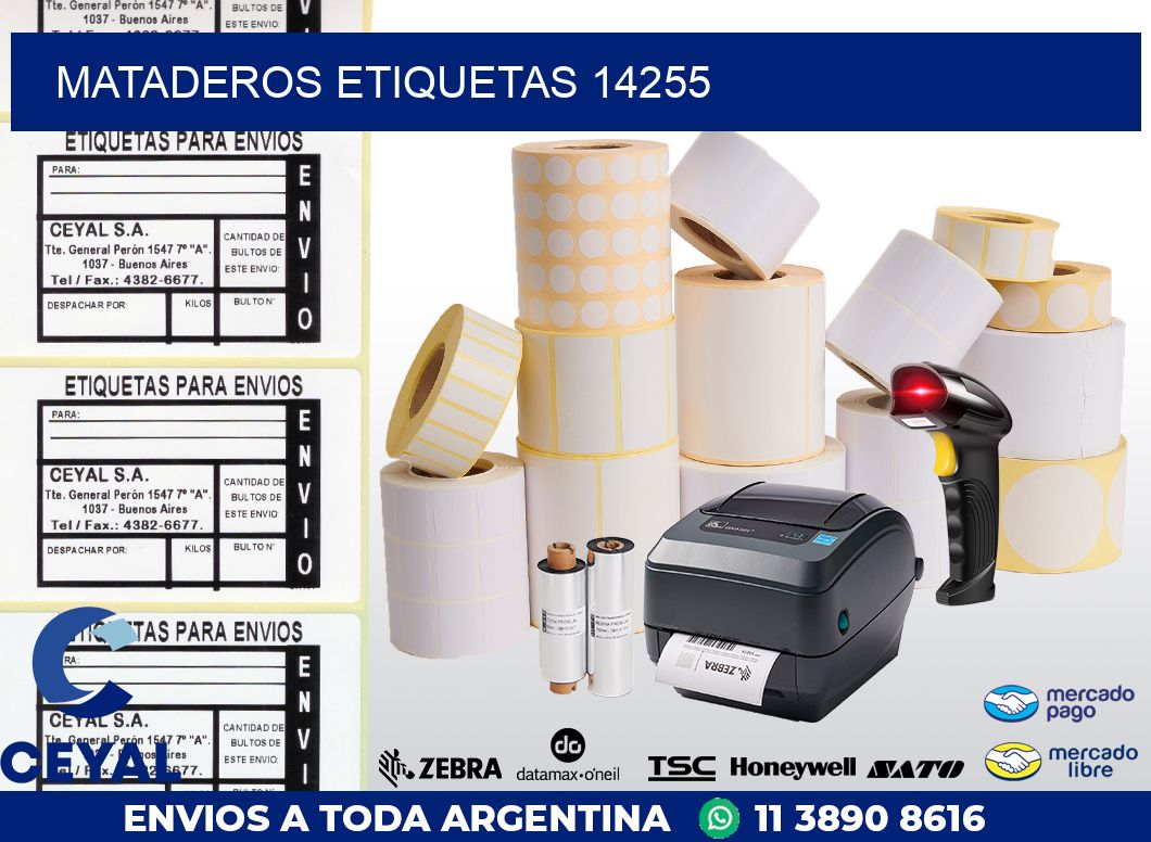 Mataderos etiquetas 14255