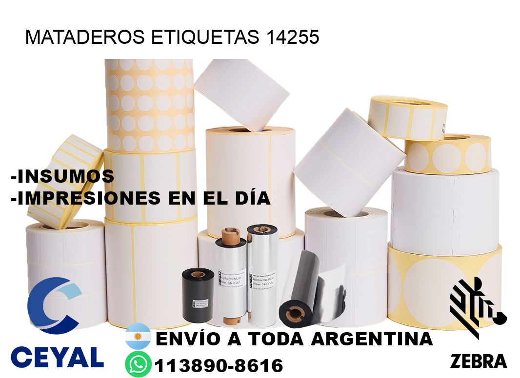 Mataderos etiquetas 14255