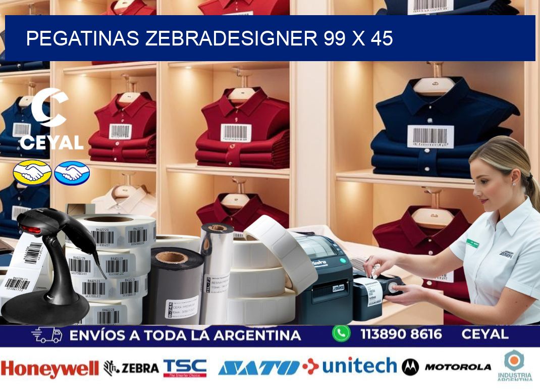 PEGATINAS zebradesigner 99 x 45