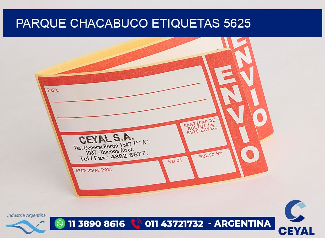 Parque Chacabuco etiquetas 5625