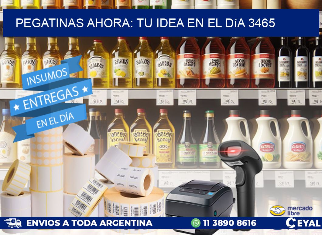 Pegatinas Ahora: Tu Idea en el Día 3465