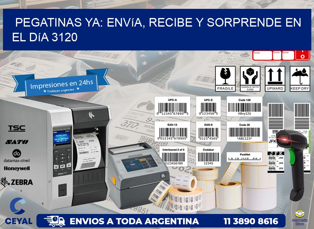 Pegatinas Ya: Envía, Recibe y Sorprende en el Día 3120