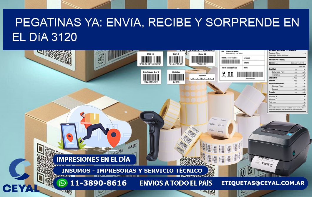 Pegatinas Ya: Envía, Recibe y Sorprende en el Día 3120