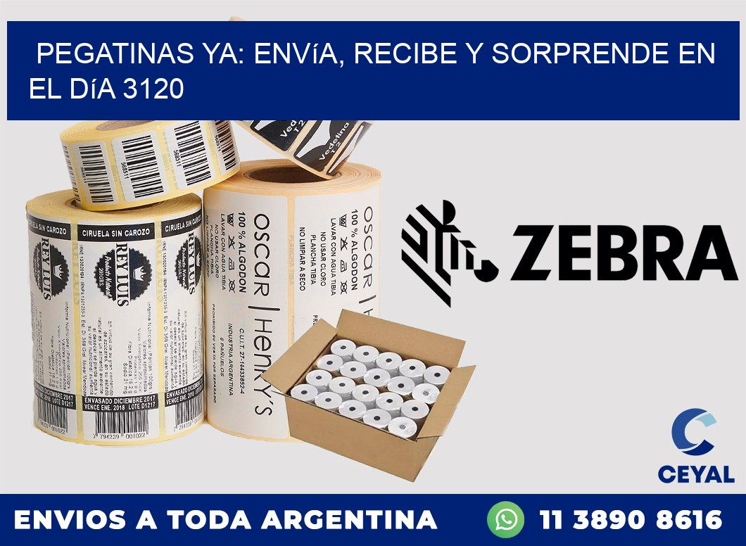 Pegatinas Ya: Envía, Recibe y Sorprende en el Día 3120