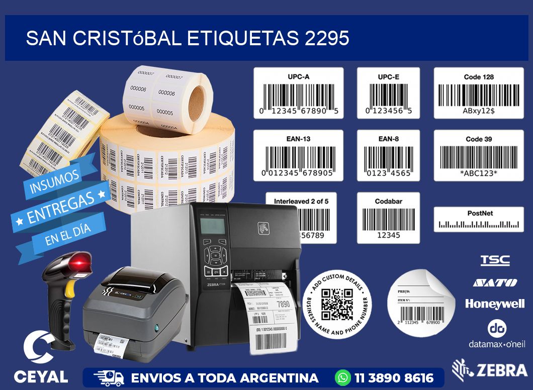 San Cristóbal etiquetas 2295