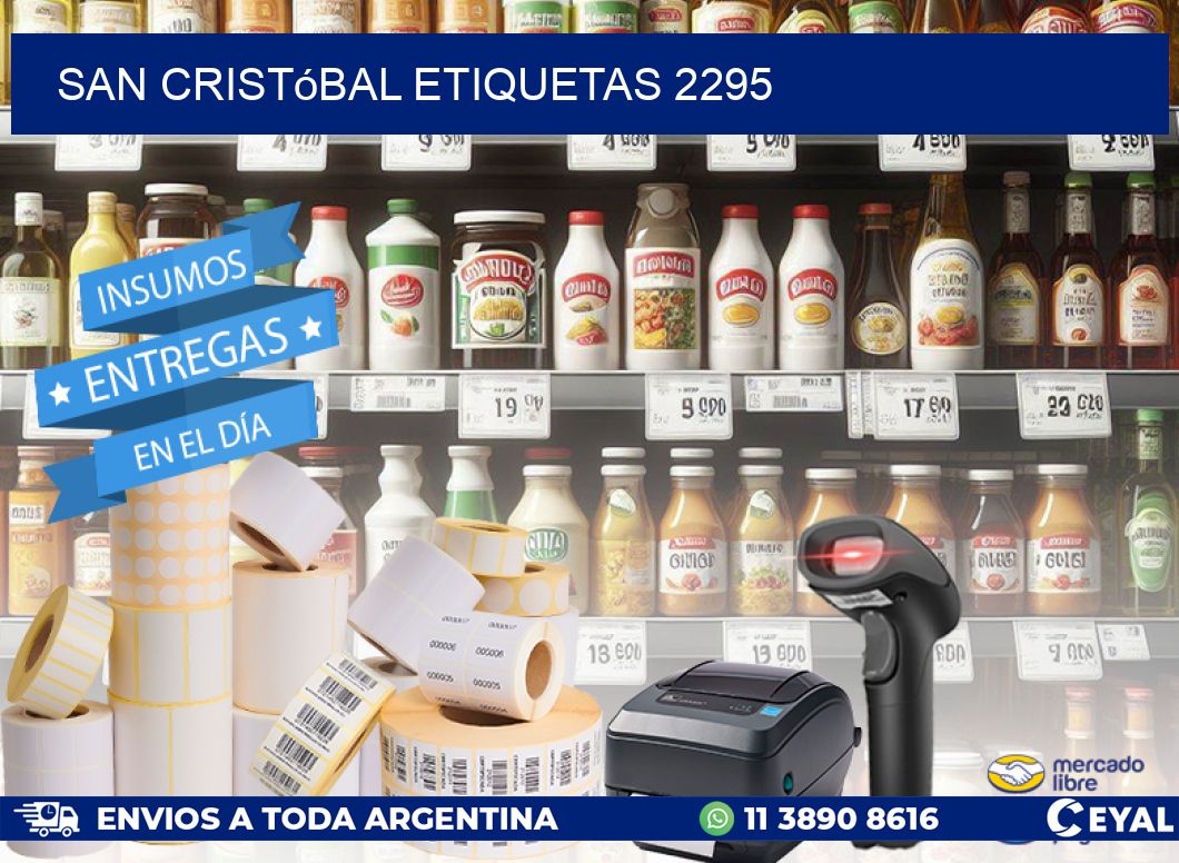 San Cristóbal etiquetas 2295