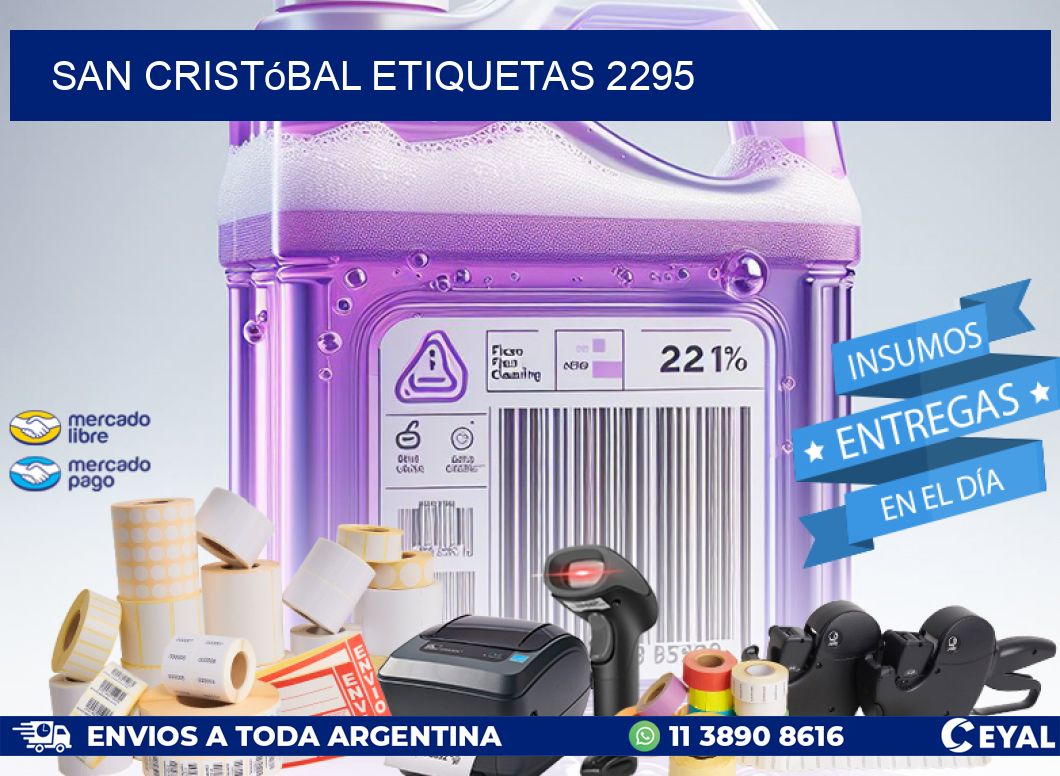 San Cristóbal etiquetas 2295